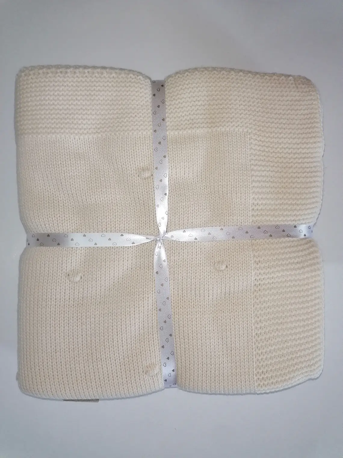 Manta Pompom em Malha para Bebé 🤍 8