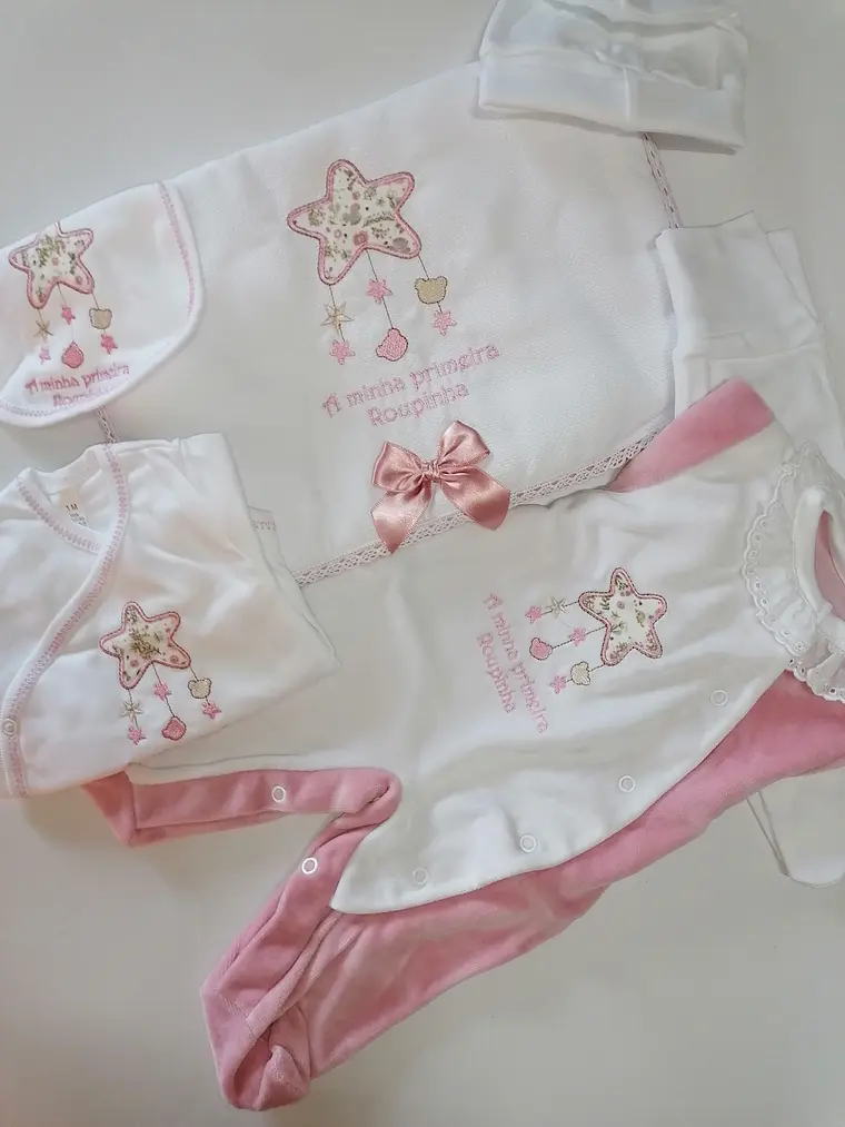 Conjunto Primeira Roupinha “Estrelinha dos Sonhos” ⭐ 2