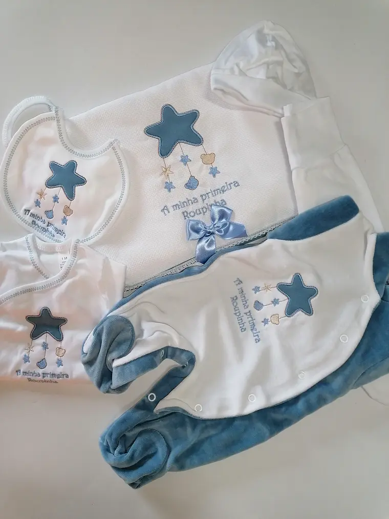 Conjunto Primeira Roupinha “Estrelinha dos Sonhos” ⭐ 4