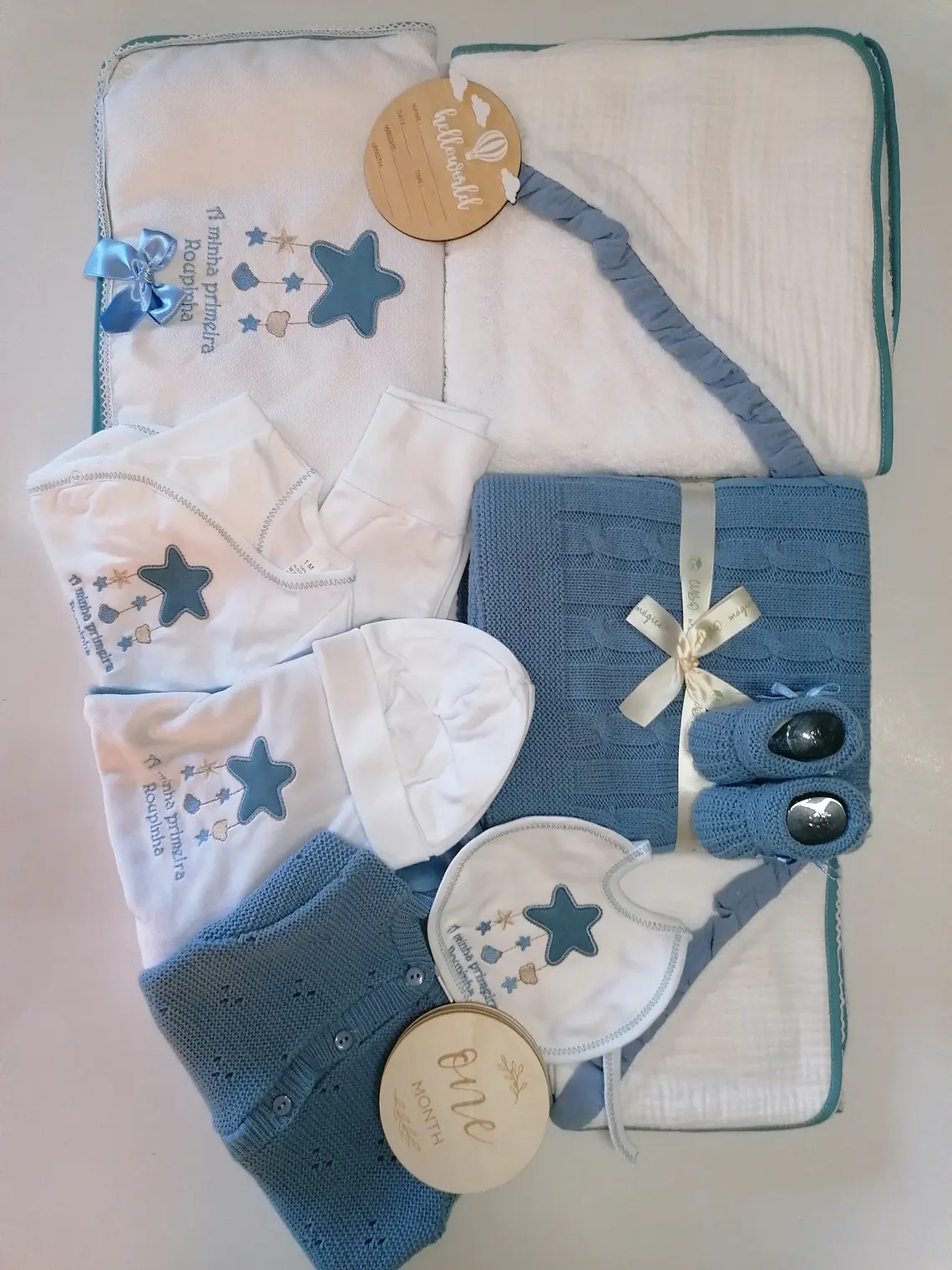 💙 Conjunto Maternidade XL Estrelinha | Azul 1