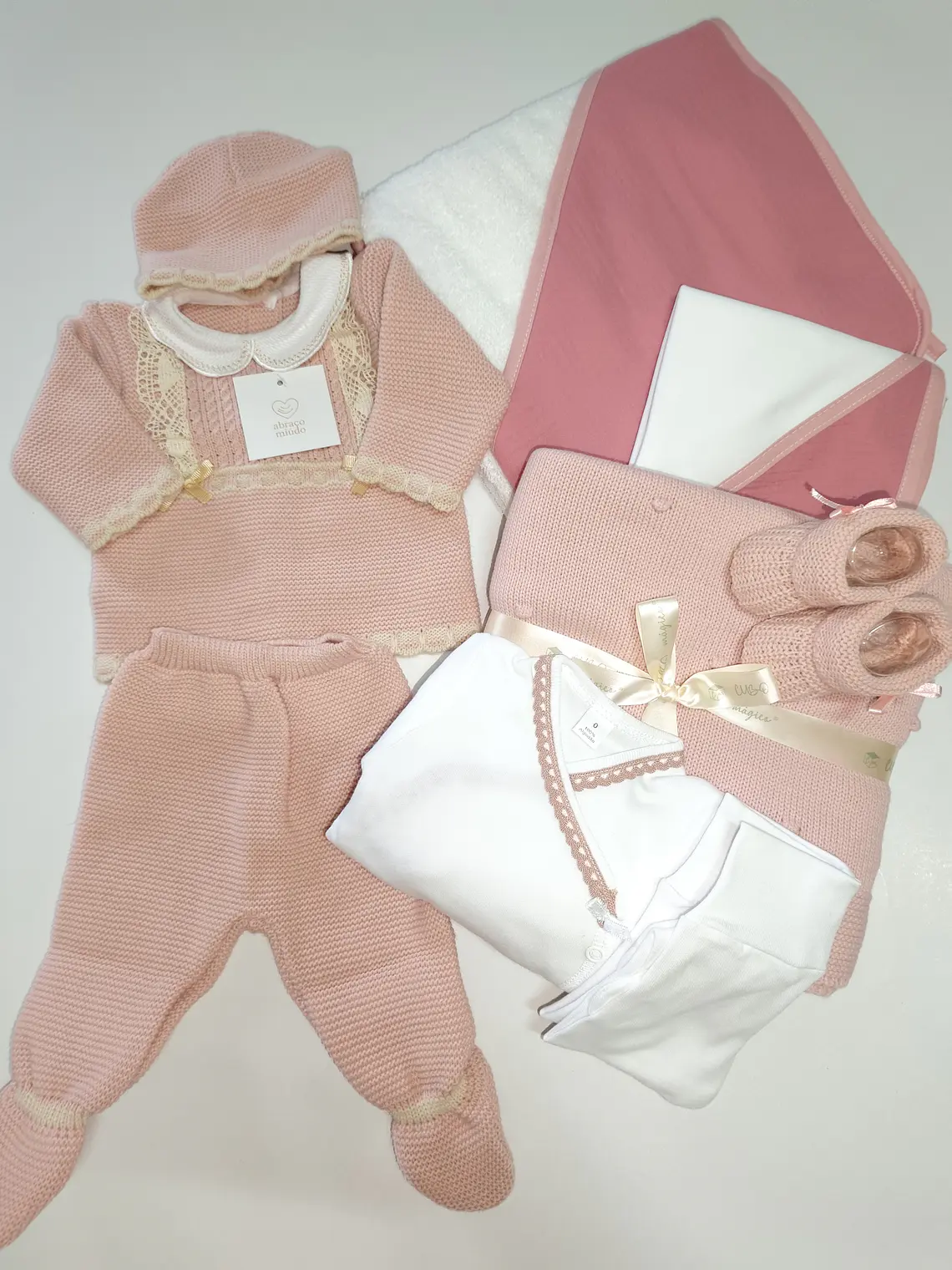 Box Saída de Maternidade Primeiros Laços | Rosa 2