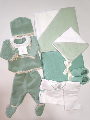 Box Saída de Maternidade Serenidade | Verde