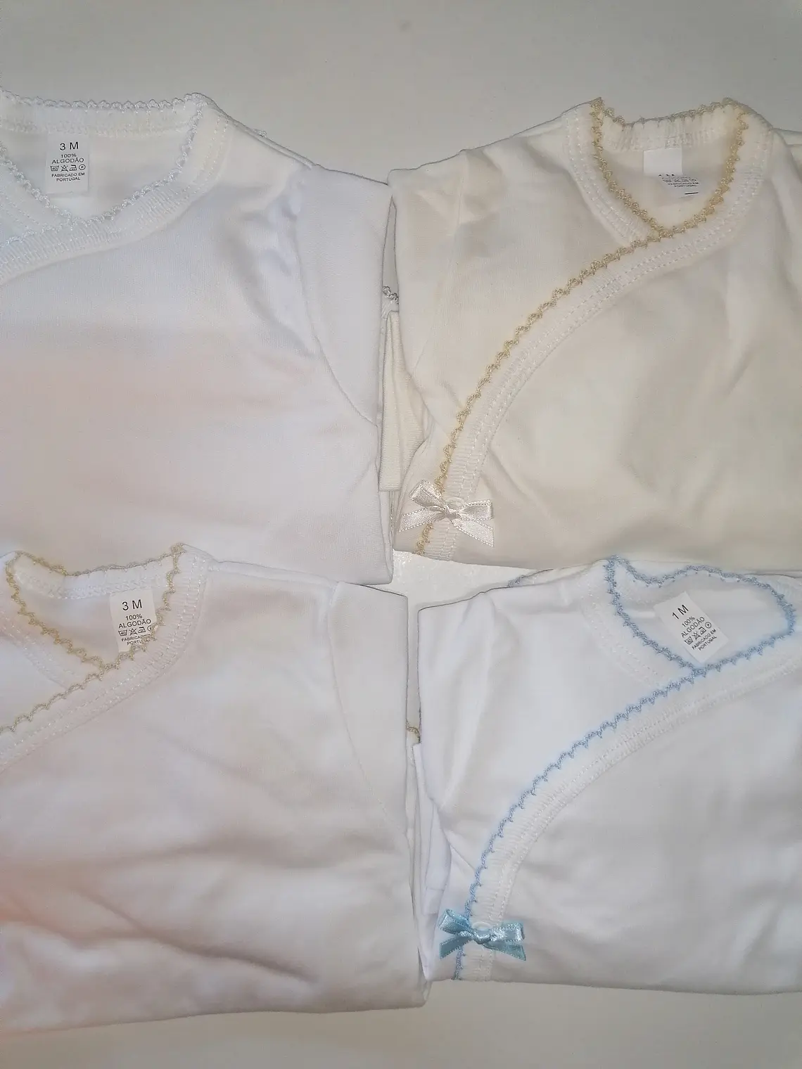 Conjunto Interior para Bebé 100% Algodão com carda  1
