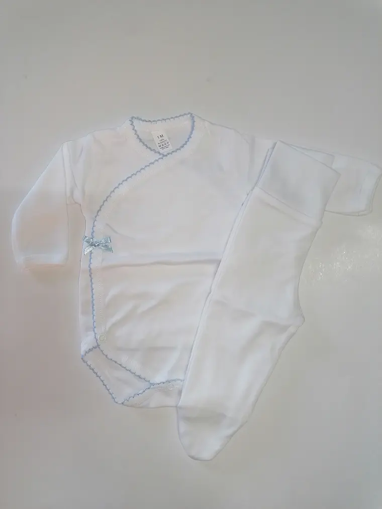 Conjunto Interior para Bebé 100% Algodão com carda  2