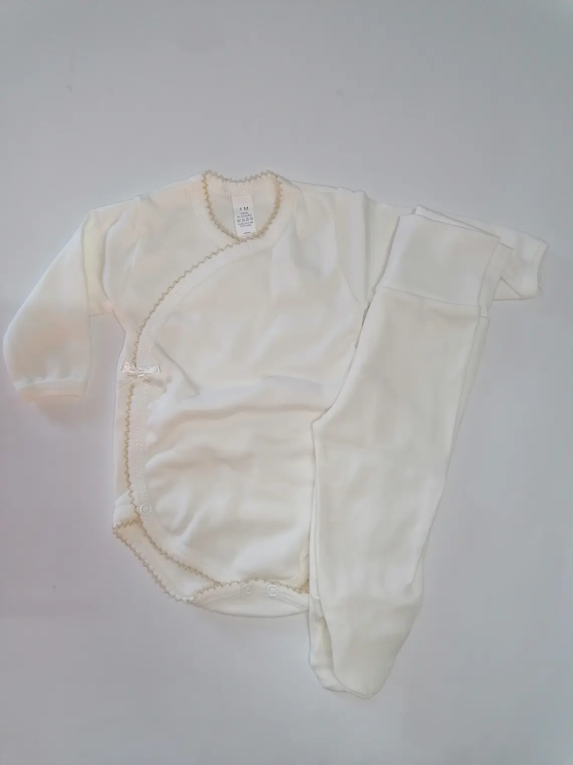 Conjunto Interior para Bebé 100% Algodão com carda  3