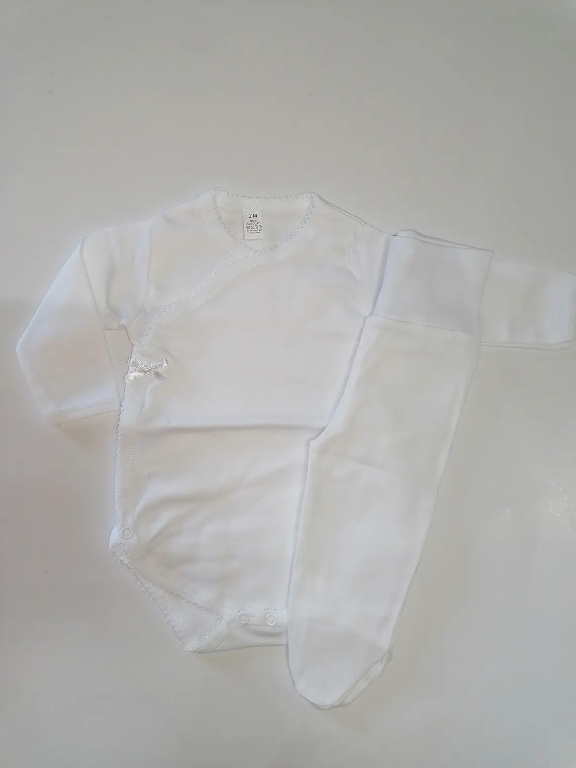Conjunto Interior para Bebé 100% Algodão com carda  4
