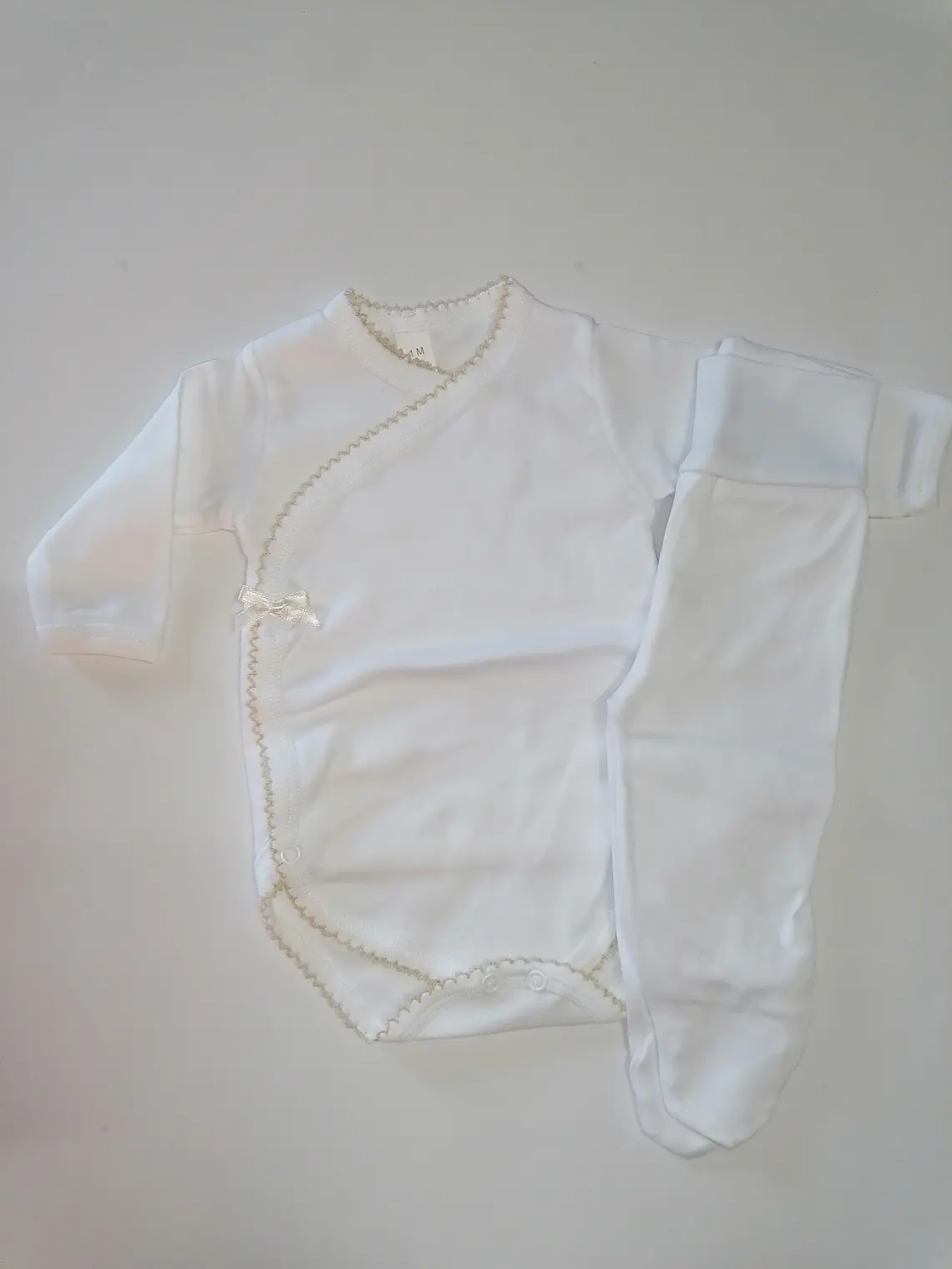 Conjunto Interior para Bebé 100% Algodão com carda  5