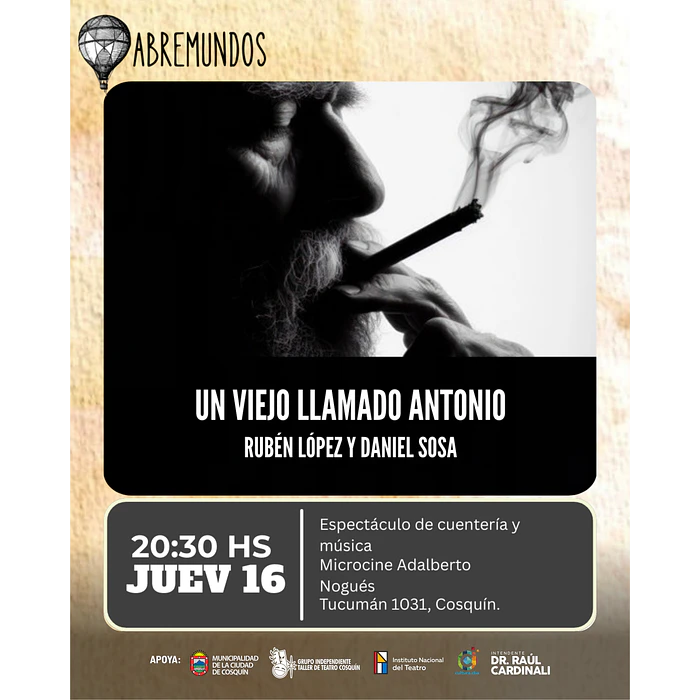 Narrar Hoy Punilla. Un Viejo Llamado Antonio