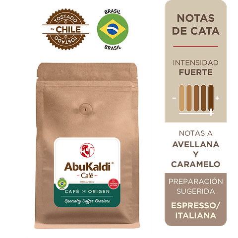 Café Brasil, molido 500g.