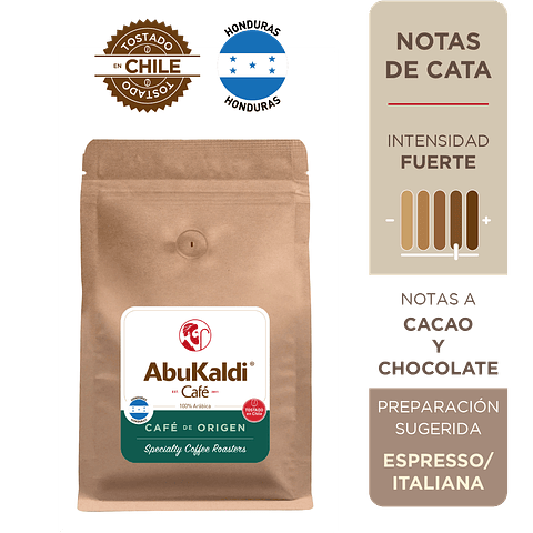 Café Honduras, grano 500g.