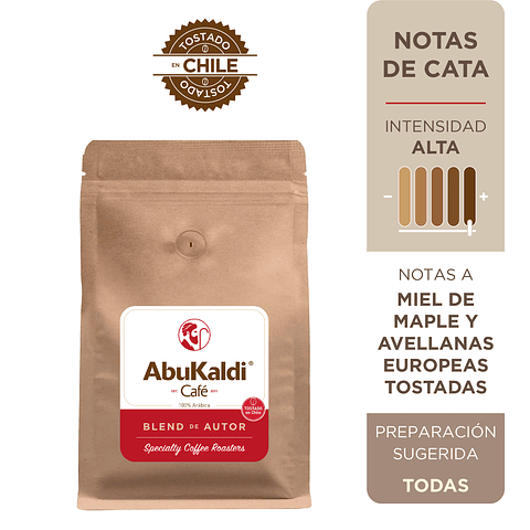 Café Blend de Autor, grano 500g.