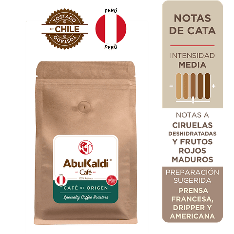 Café Perú, molido 500g.