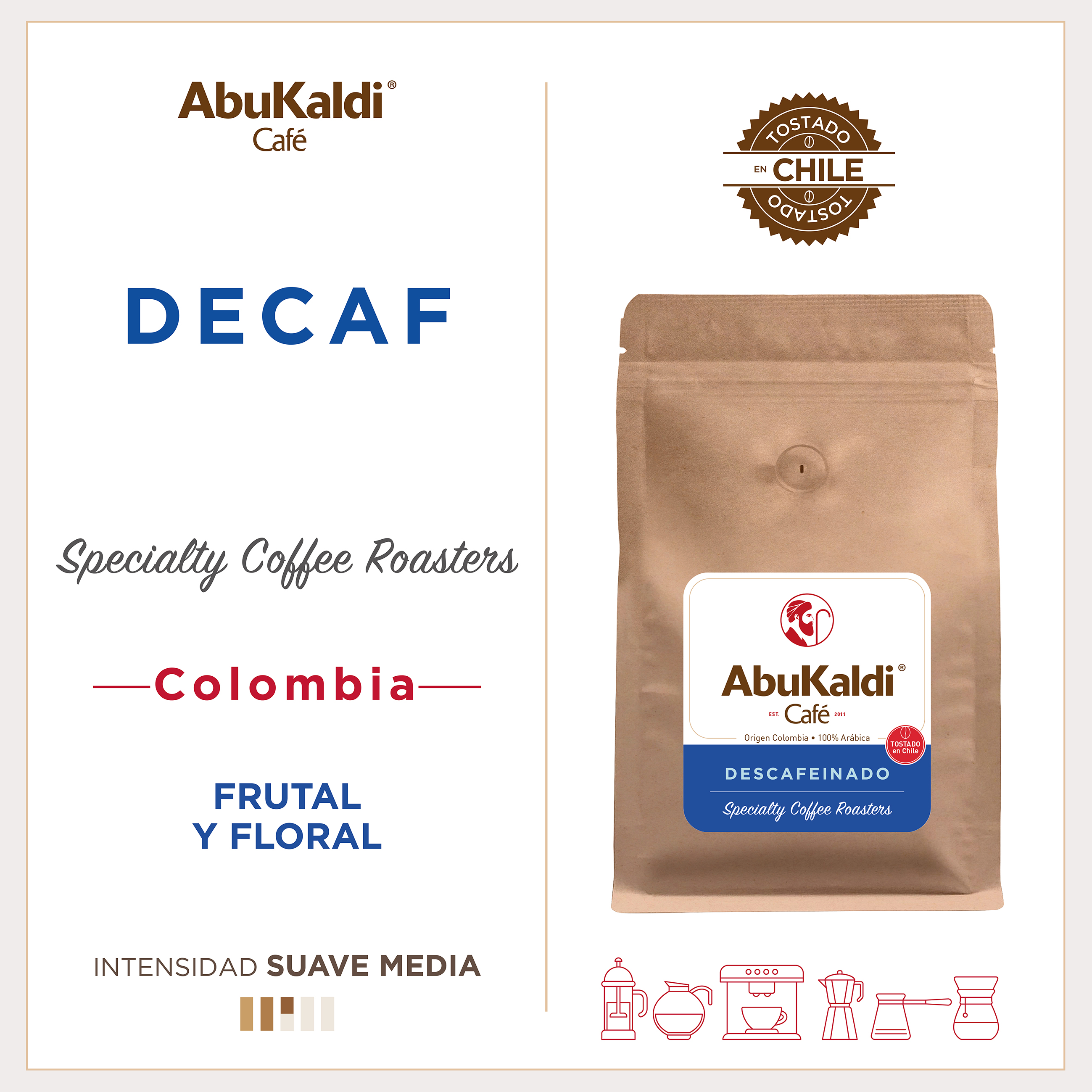 Café Descafeinado, GRANO.