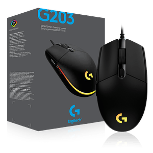 Mouse Logitech  G203 Black