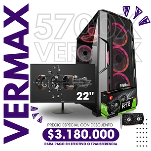 Combo Vermax Ryzen 7 5700X + RTX 3050