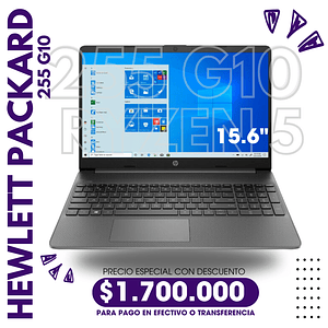 Portátil Hp 255 G10 Ryzen 5 -  15