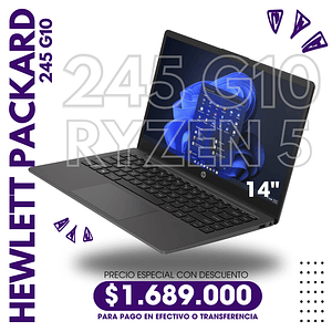 Portatil HP 245 G10 Ryzen 5 - 14
