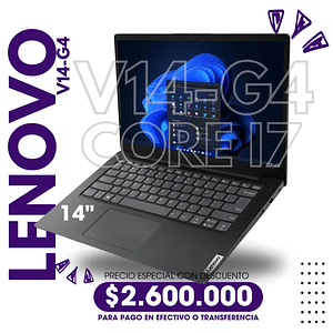 Portátil Lenovo V14 G4 Intel Core i7 - 14