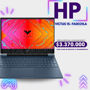 Portatil HP Gaming Victus 15 - Intel Core i5 + RTX 3050