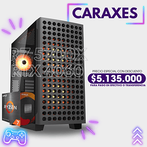 Torre Caraxes Ryzen 7 5700x + RTX4060