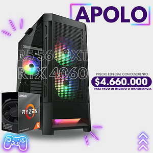 Torre Apolo Ryzen 5 5600XT + RTX4060