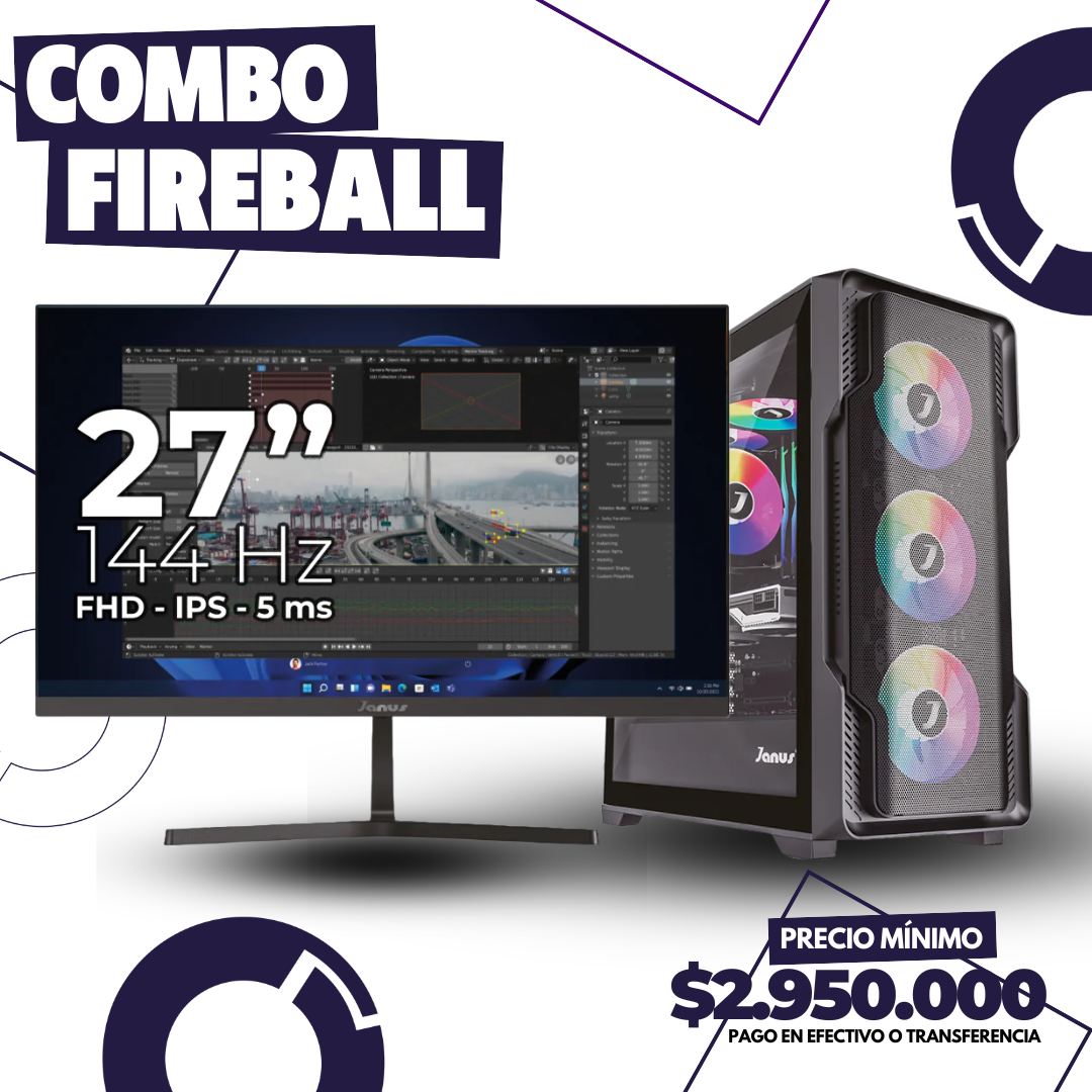 Combo Fireball Ryzen 5 5600GT 27