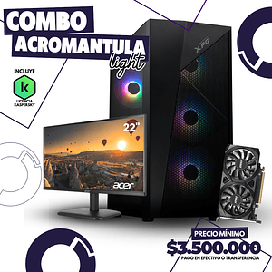 Combo Acromantula Light - Ryzen 5 5600XT + RTX 3050