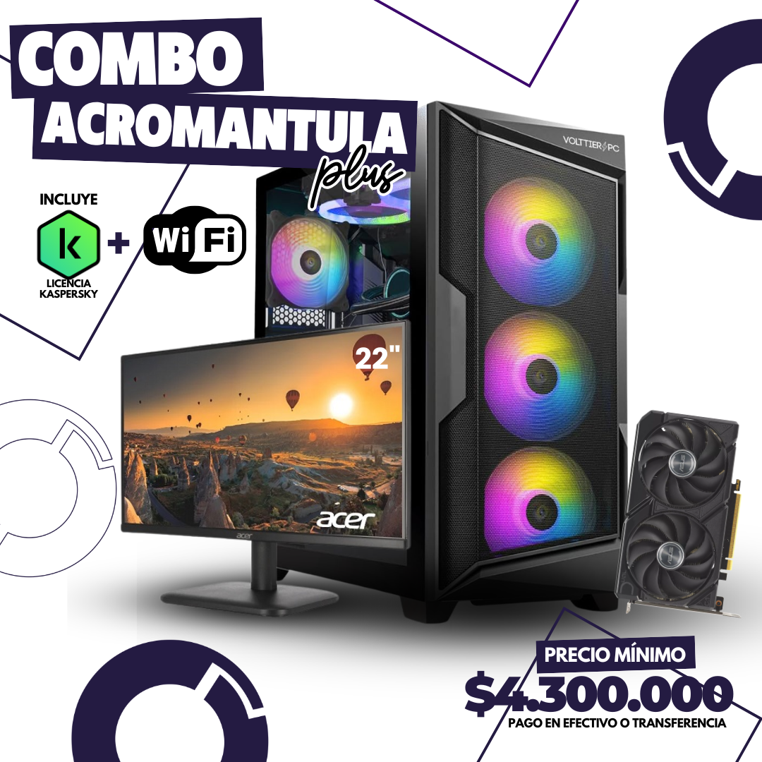 Combo Acromantula Plus - Ryzen 5 5600XT + RX 9060XT  1