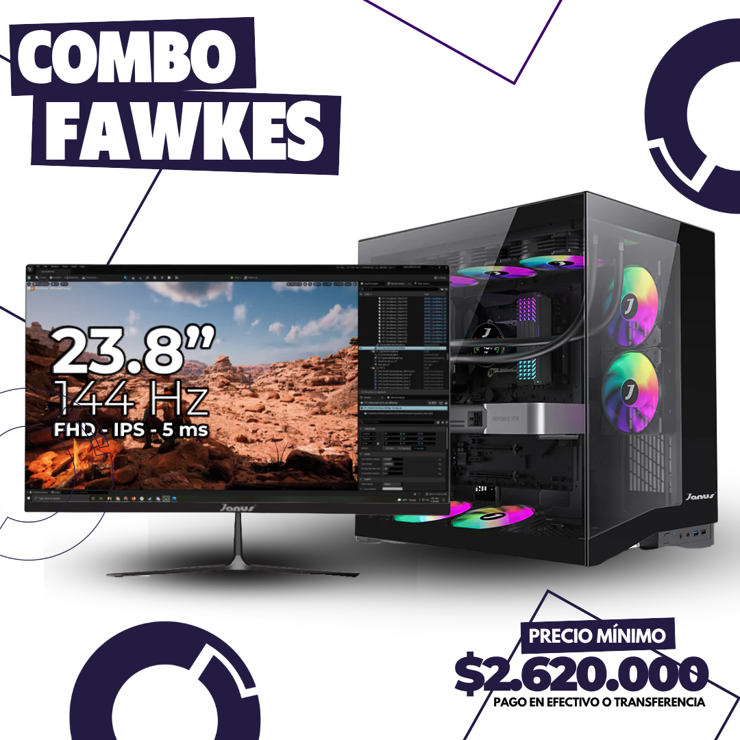 Combo Pc  Fawkes Ryzen 5 5600GT  1