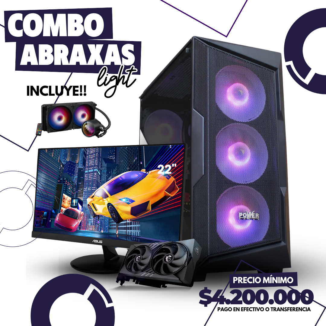 Combo Abraxas Light Core i5 14600KF + RTX 3050 6GB 1