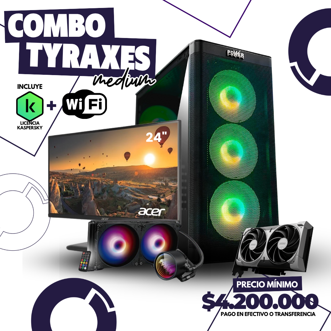 Combo Tyraxes Medium Ryzen 5 5500X3D + RTX 5050 8GB 1