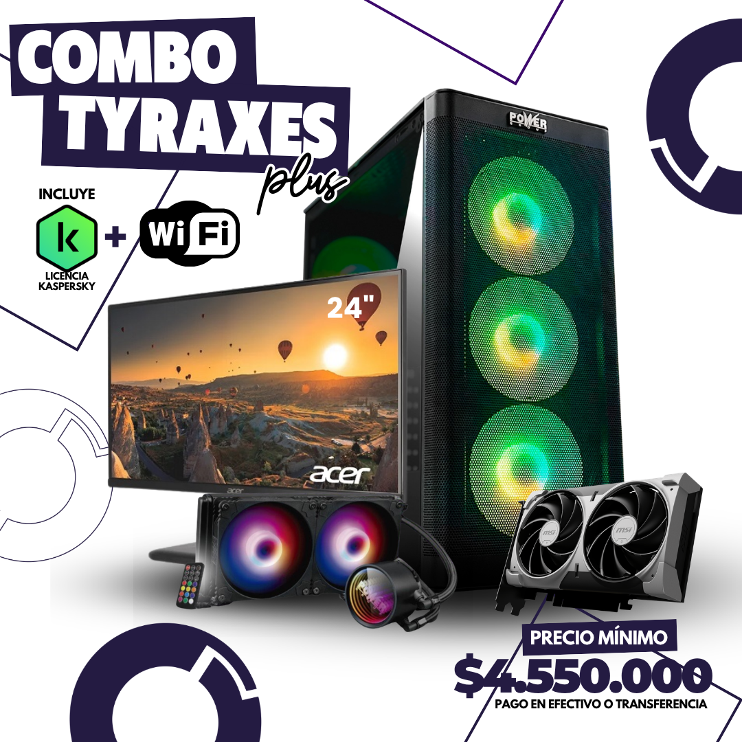 Combo Tyraxes Plus Ryzen 5 5500X3D + RTX 5060 1