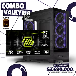 Combo Valkyria Pro Ryzen 5 8600G 27
