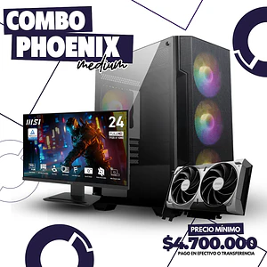 Combo Phoenix Medium Ryzen 7 8700F + Rtx 5050 - Wifi