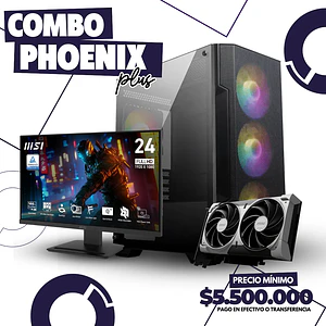 Combo Phoenix Plus Ryzen 7 8700F + Rtx 5050 - 32Gb - 1Tb
