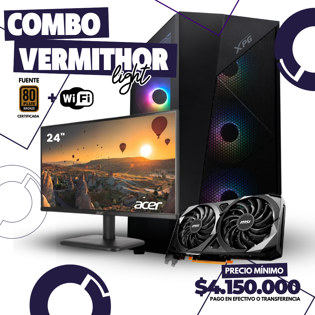 Combo Vermithor Light Ryzen 7 8700F + RTX 3050 Wifi 1