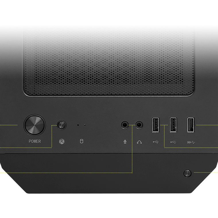 Gabinete msi mag forge m100a 2