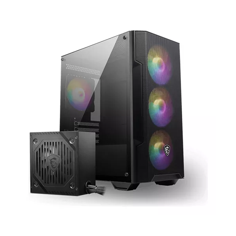 Gabinete msi forge m100a + fuente 600w 1