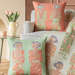 Tecido Songbird Coral