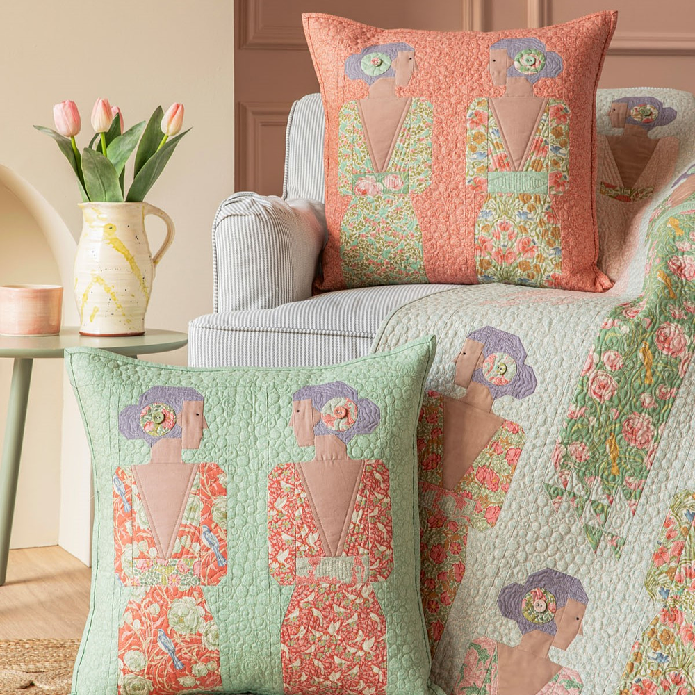 Tecido Songbird Flora Mustard