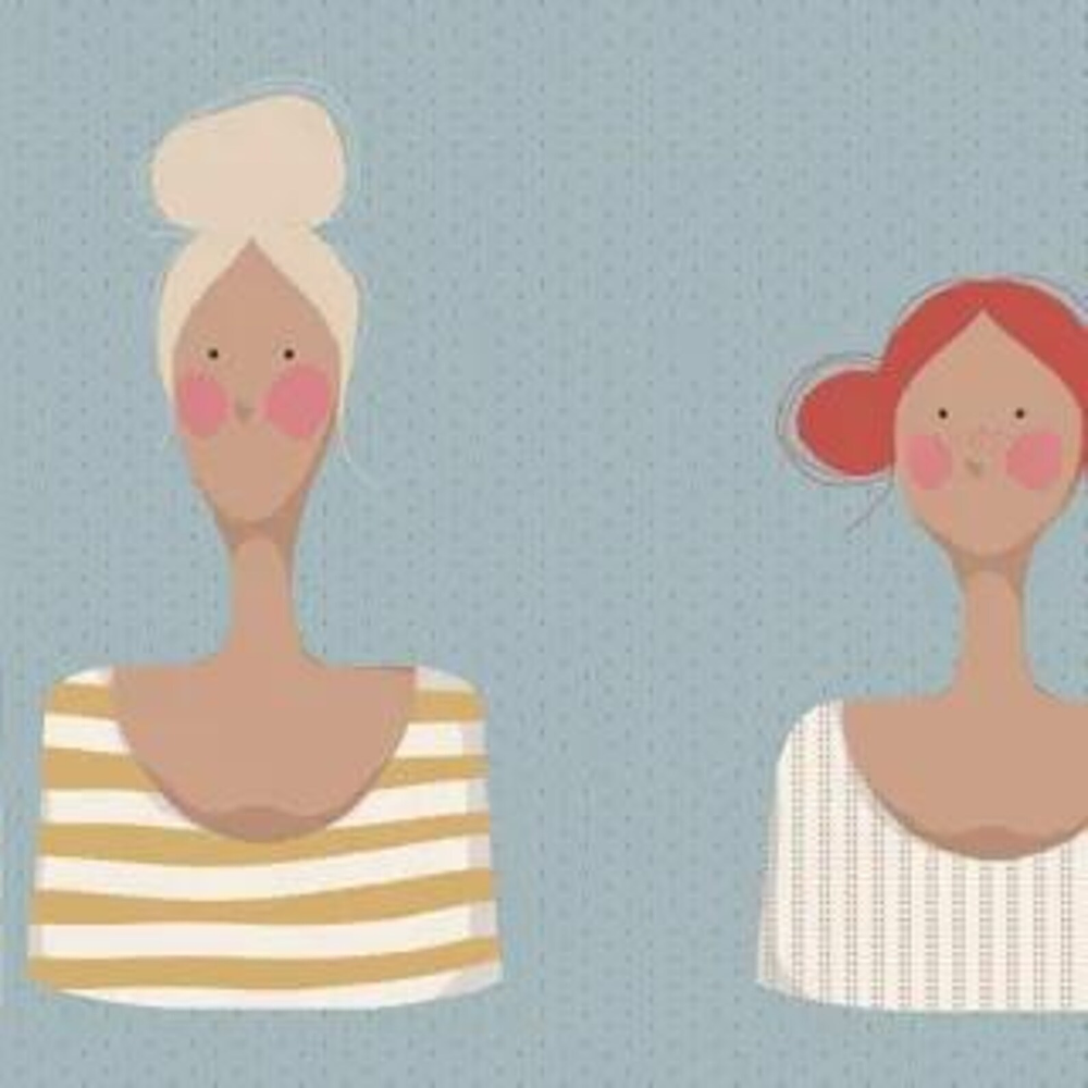 Tecido Tilda Me and My Friend Sky