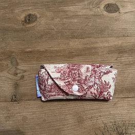 Não Esquecer - Bolsa para óculos (Flowers & Dots)