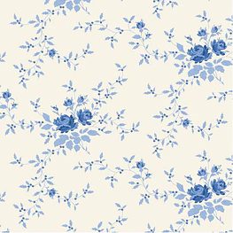 Tecido Something Blue Noel Blue
