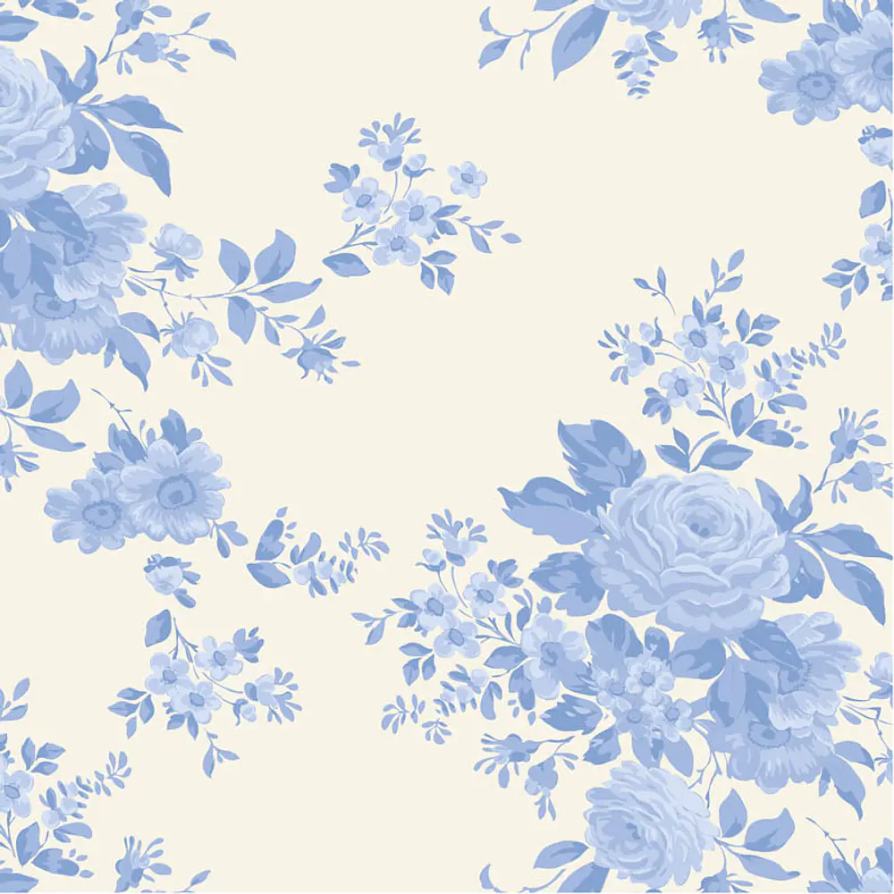 Tecido Something Blue Carol Pale Blue