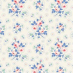 Tecido Something Blue First Kiss Cream