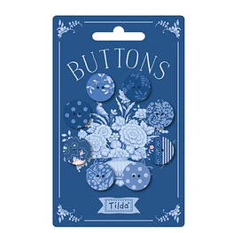 Botões Tilda Something Blue