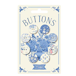 Botões Tilda Something Blue