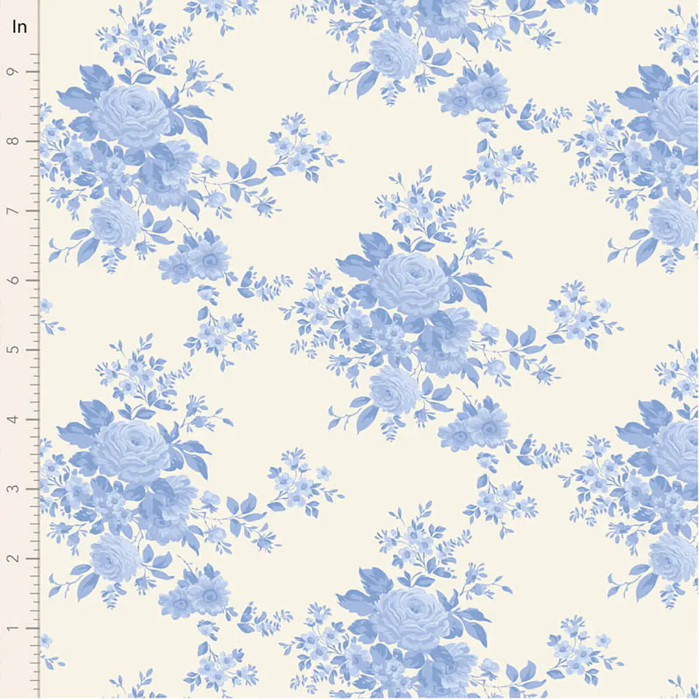 Tecido Something Blue Carol Pale Blue
