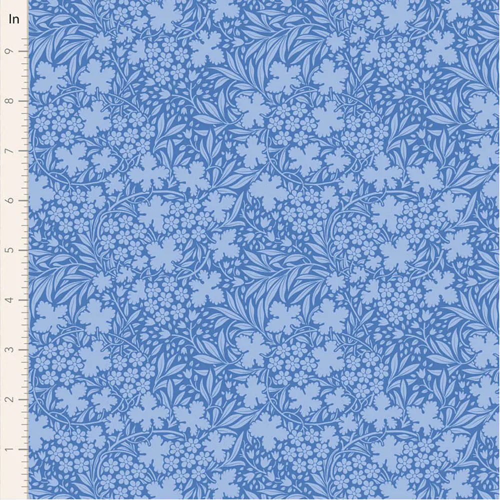 Tecido Something Blue Bushbloom Cornflower