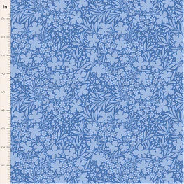 Tecido Something Blue Bushbloom Cornflower